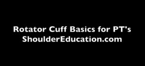Rotator Cuff Basics for PT’s Part 3 Principals of Rotator Cable and Rotator Cuff Repair